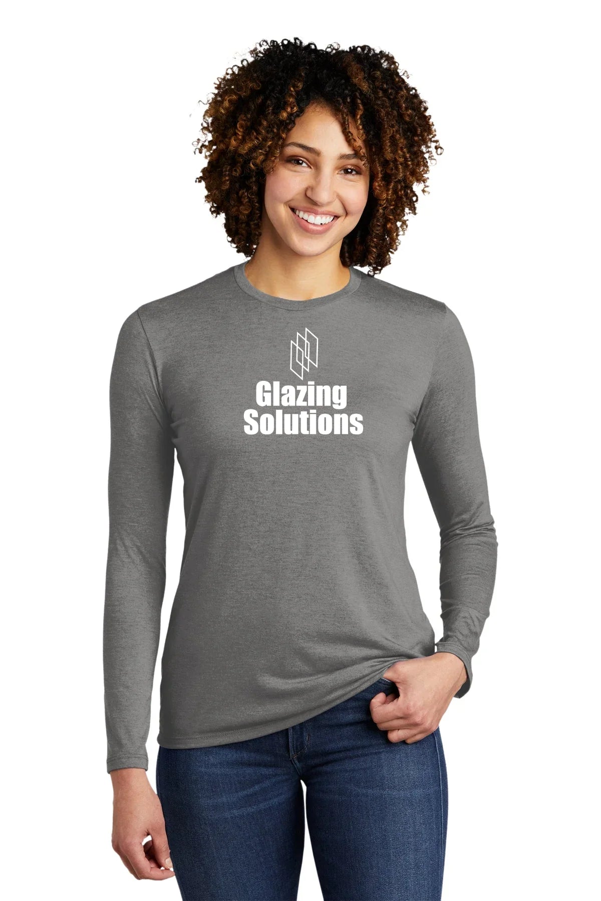 Allmade Women's Tri-Blend Long Sleeve Tee - Glazing Solutions