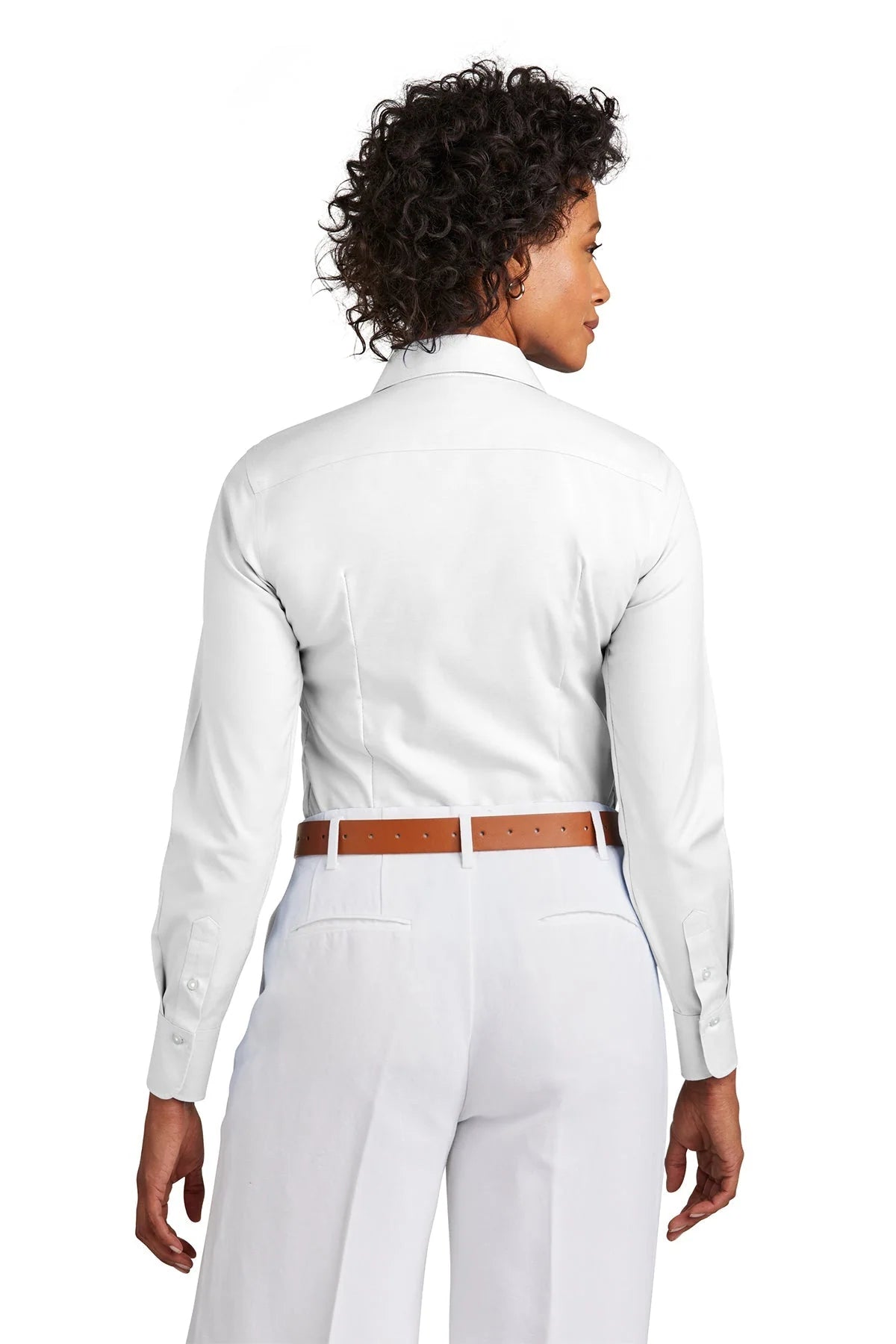 Brooks Brothers Womens Wrinkle-Free Stretch Pinpoint Shirt - Glazing Solutions