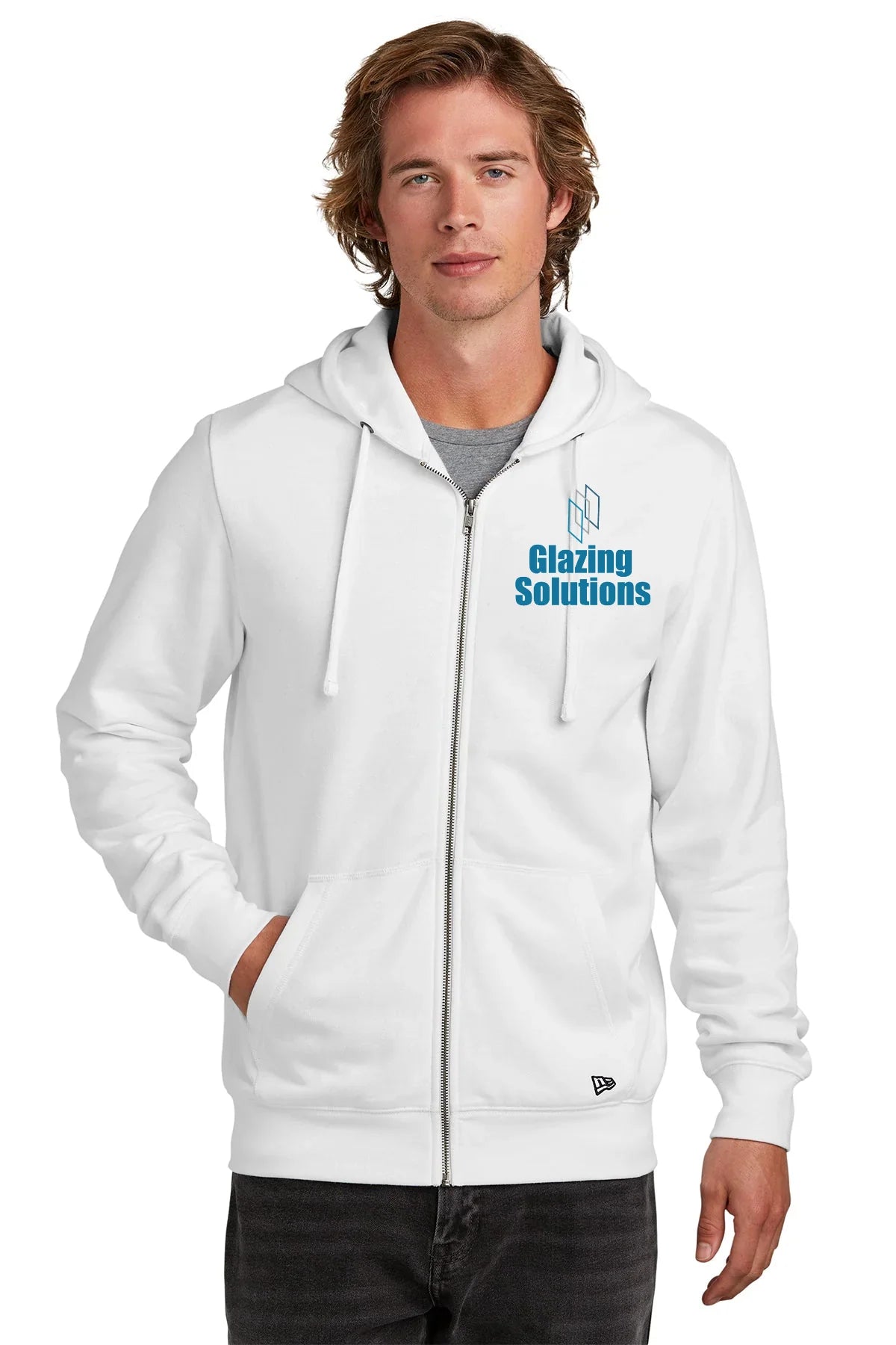 New Era Comeback Fleece Full-Zip Hoodie - Glazing Solutions