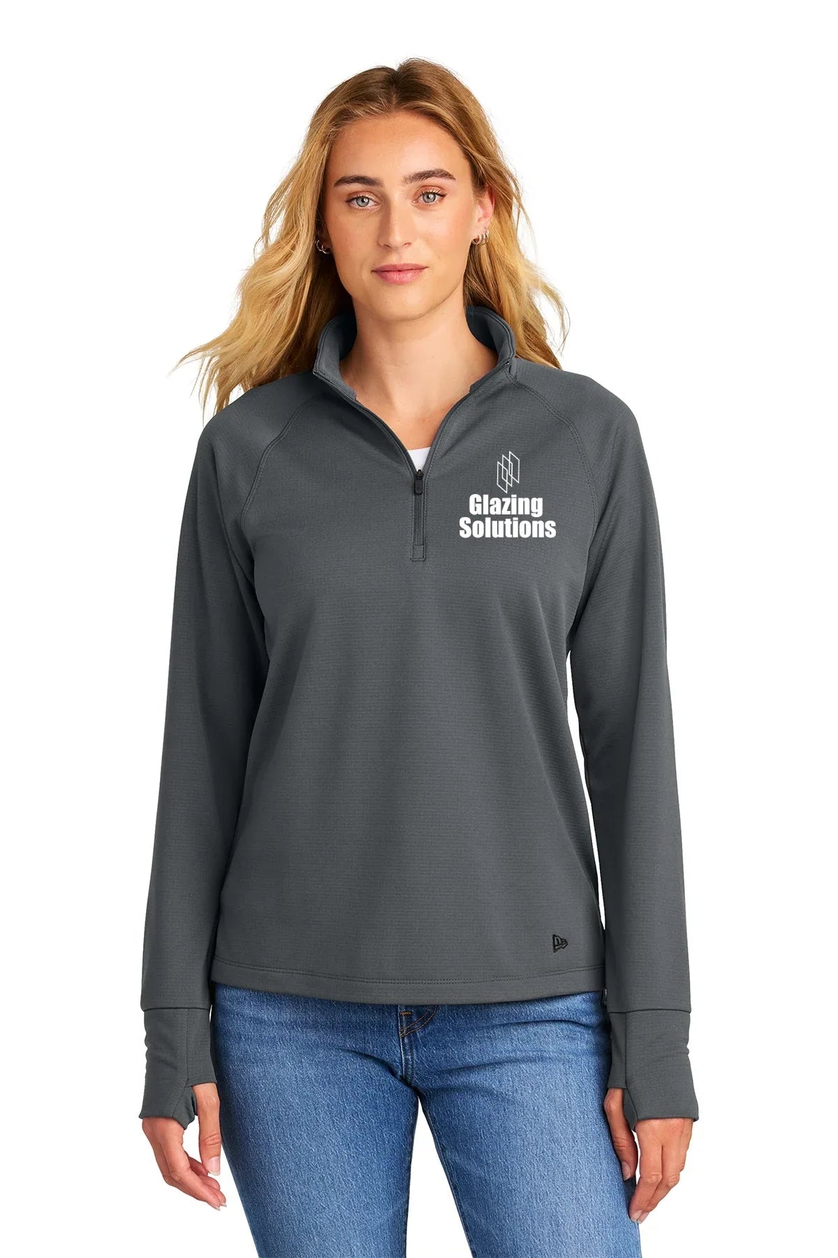 New Era Womens Stand Out 1/4-Zip - Glazing Solutions